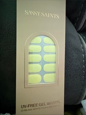 NEW Sassy Saints Gel Nail Wraps BEURRE SOLEIL